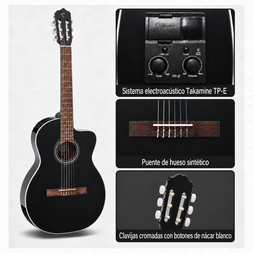 GUITARRA ELECTROACUSTICA GC2CE BLACK PACK - 2