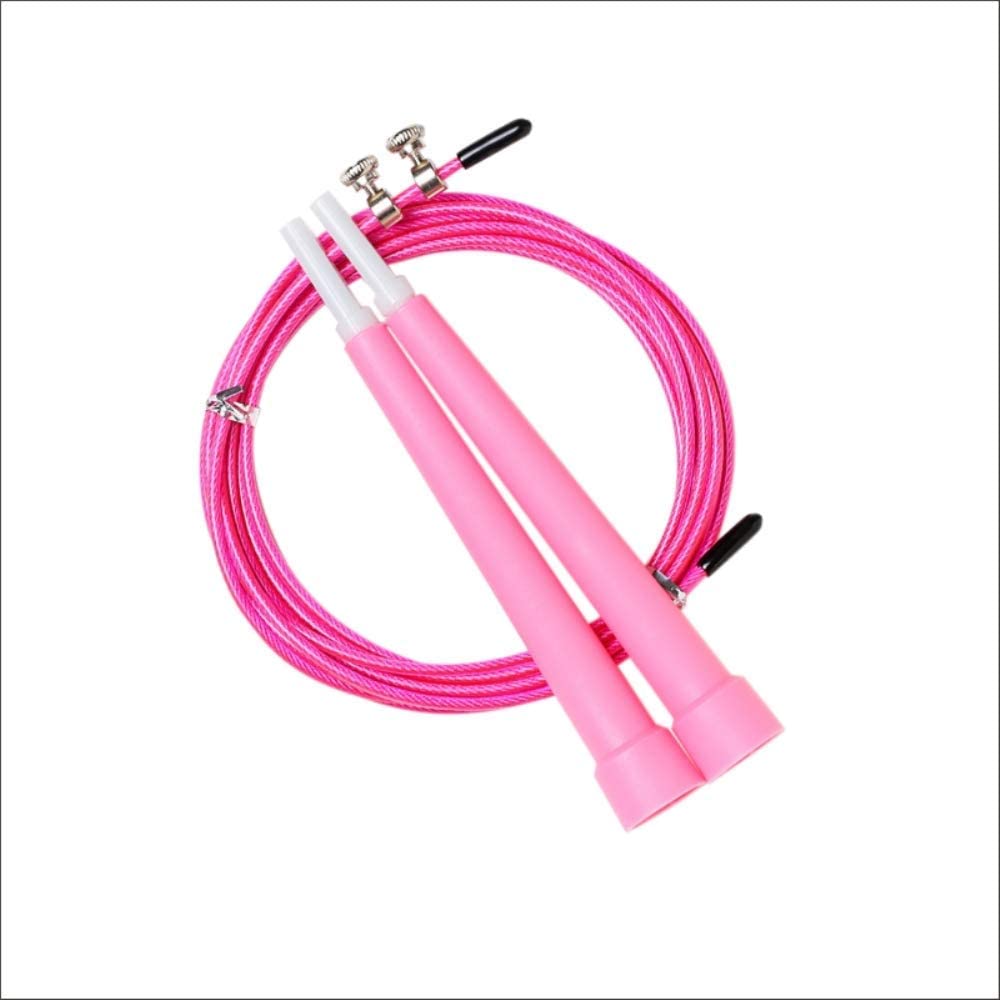 SOGA DE SALTAR VELOCIDAD ACERO SPEED JUMP ROPE ROSADO TODO FIT - 1