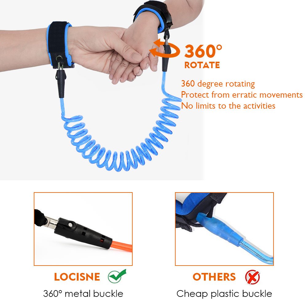 CORREA AZUL ARNÉS DE SEGURIDAD PARA NIÑOS ANTIPÉRDIDA - 6