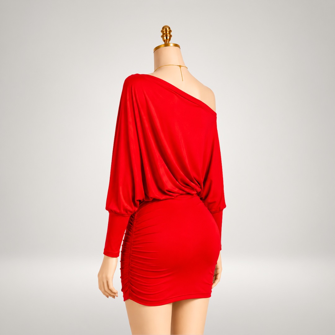 VESTIDO ISABELLA DE FIESTA DE DOBLE SUPLEX - 8