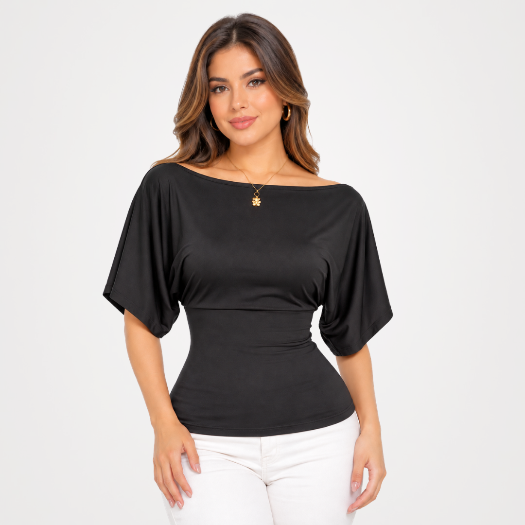 BLUSA CAMILA LOOK SOFISTICADO DOBLE SUPLEX - 1