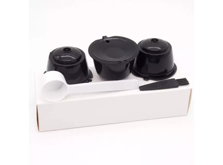 CÁPSULAS DE PLÁSTICO PARA CAFETERAS DOLCE GUSTO  X 3 UNIDADES NEGRO - 1