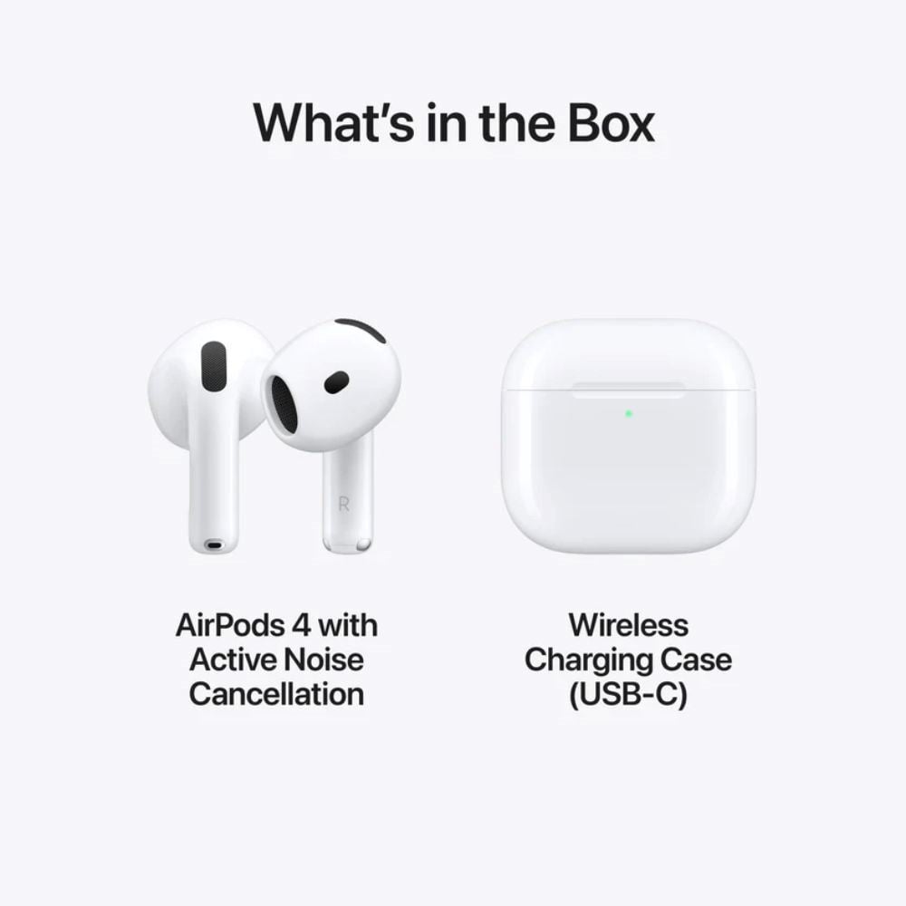 AIRPODS 4 CON CANCELACION ACTIVA RUIDO CON ESTUCHE CARGA USB-C - 4