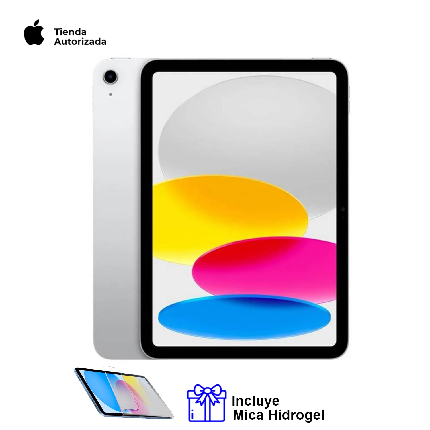 APPLE IPAD 11VA GEN 11' CHIP A16 256GB WIFI 2025 SILVER + MICA HIDROGEL - 1
