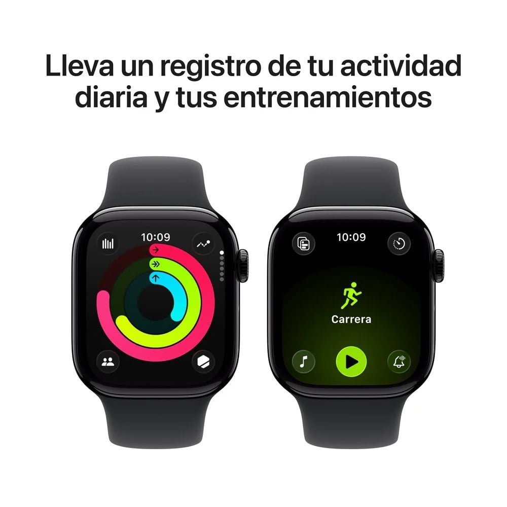 APPLE WATCH SERIES 11 42MM GPS JET BLACK SPORT BAND S/M BLACK - 4