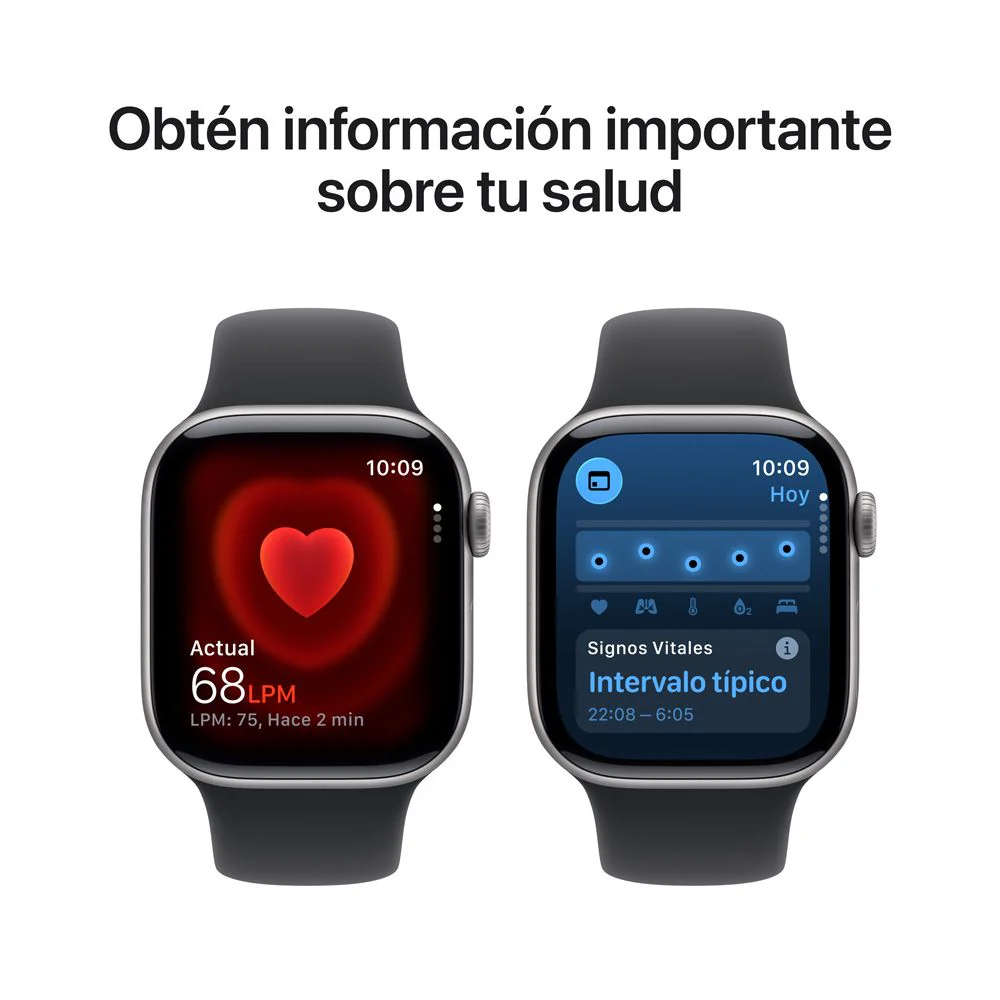 APPLE WATCH SERIES 11 42MM GPS JET BLACK SPORT BAND S/M BLACK - 5