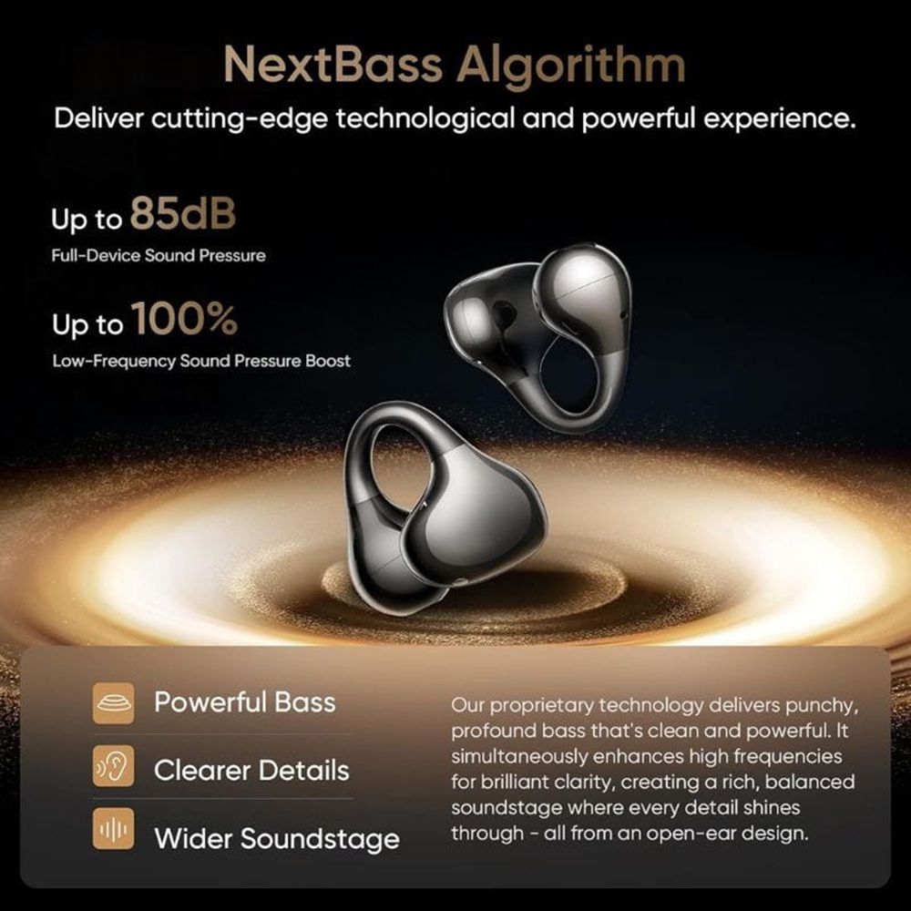 AUDÍFONOS REALME BUDS CLIPS COLOR NEGRO - 6