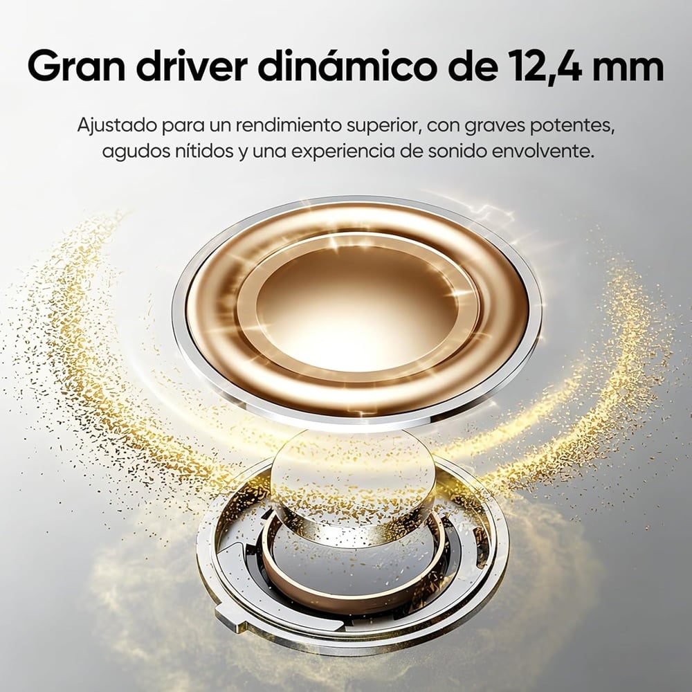 REALME BUDS T500 PRO (ANC) BATERÍA DE 56 H, TRADUCCIÓN AI, CONTROLES TÁCTILES,IP55, NEGRO - 2