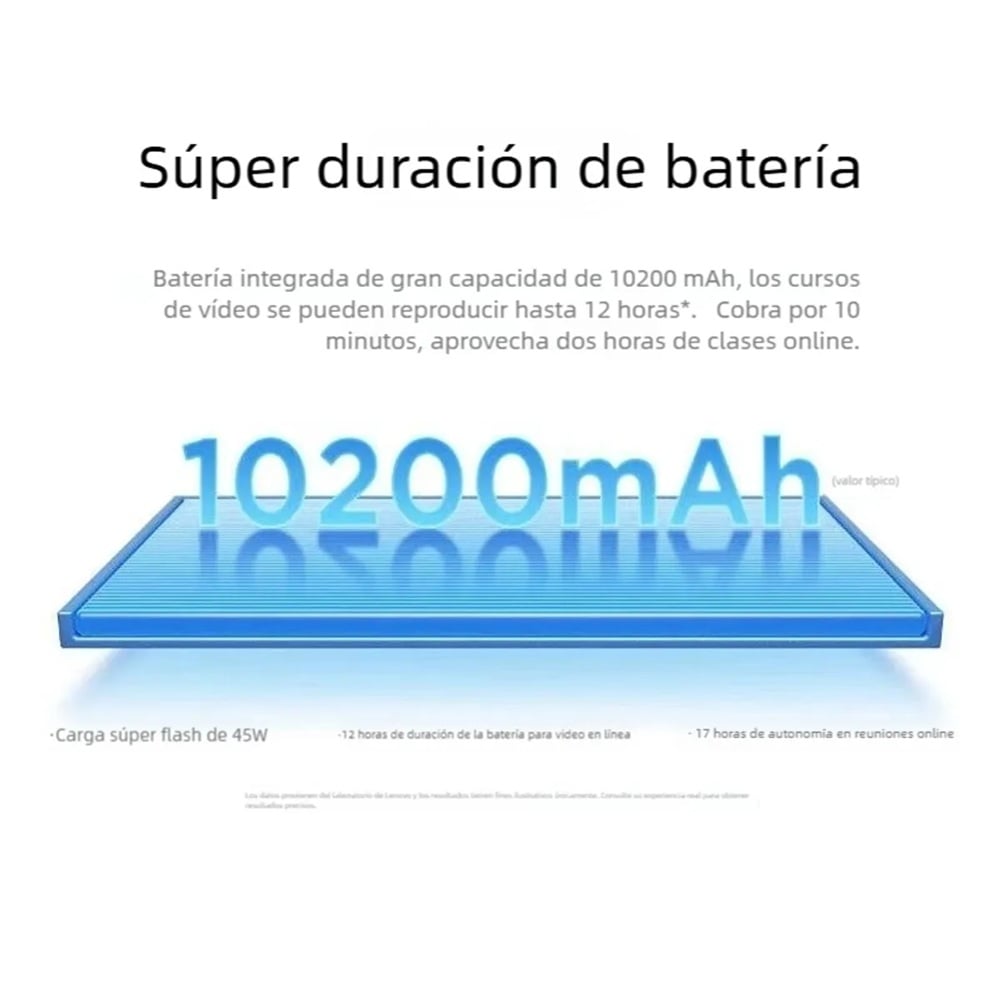 TABLET LENOVO IDEA TAB PLUS 12.1' WI-FI 8GB RAM 128GB - LUNA GREY + PEN Y MICA HIDROGEL - 6