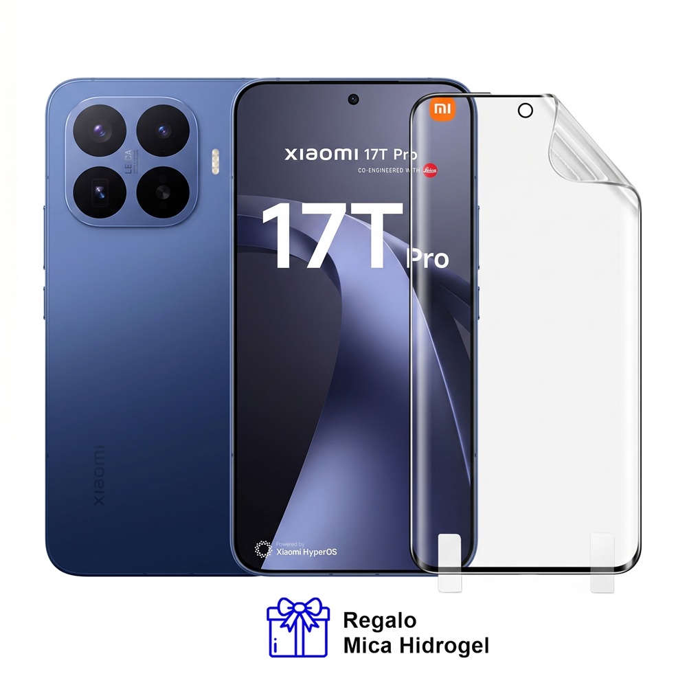 XIAOMI 17T PRO 5G 12GB RAM AZUL 1TB + MICA HIDROGEL - REGISTRADO - 1