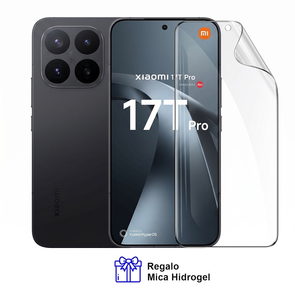 XIAOMI 17T PRO 5G 12GB RAM NEGRO 1TB + MICA HIDROGEL - REGISTRADO - 1