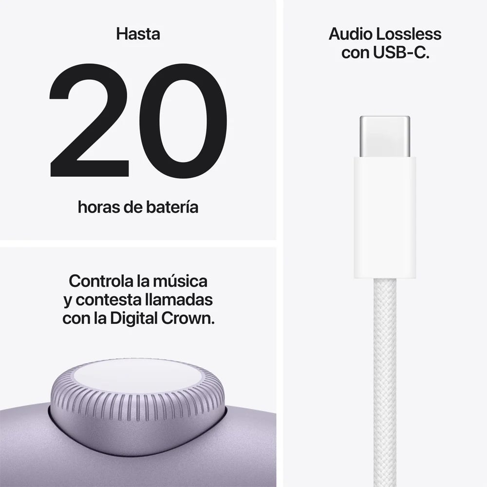AUDIFONOS APPLE AIRPODS MAX 2 USB-C - MORADO - 8