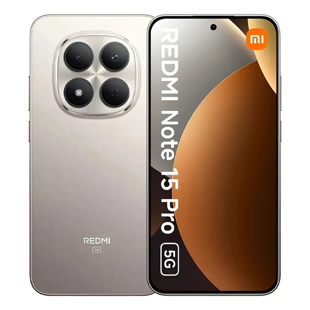 XIAOMI REDMI NOTE 15 PRO 5G 8GB RAM 512GB ROM Color TITANIUM + MICA HIDROGEL - REGISTRADO - 1