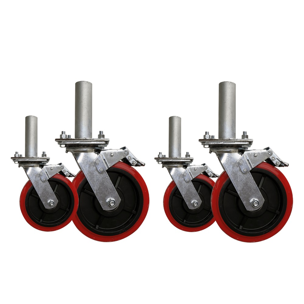 Ripley - JUEGO DE 4 RUEDAS NYLON 8' CON BASE PARA ANDAMIO