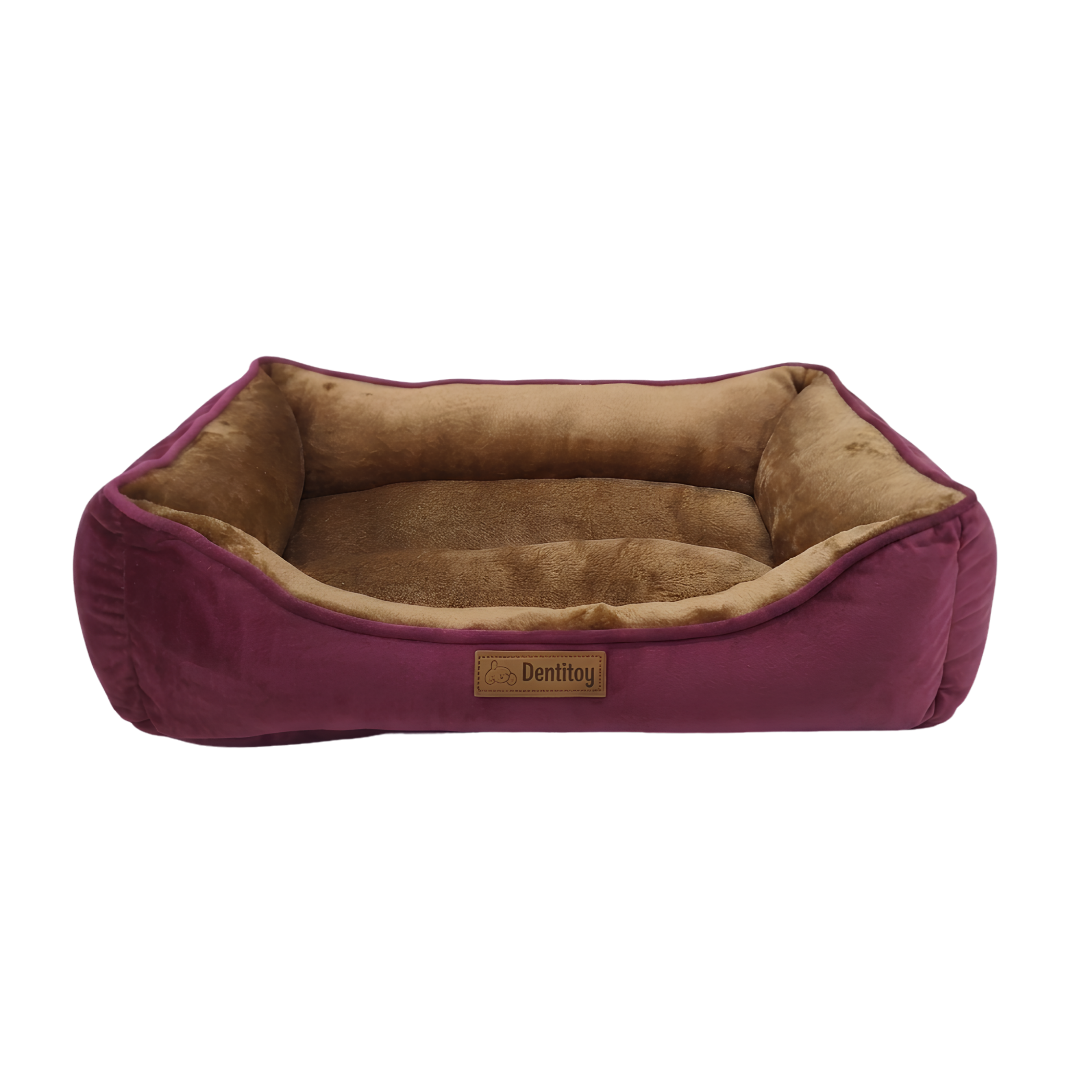CAMA PUFF MILOU DENTITOY COMFORT GUINDA TALLA L - 1