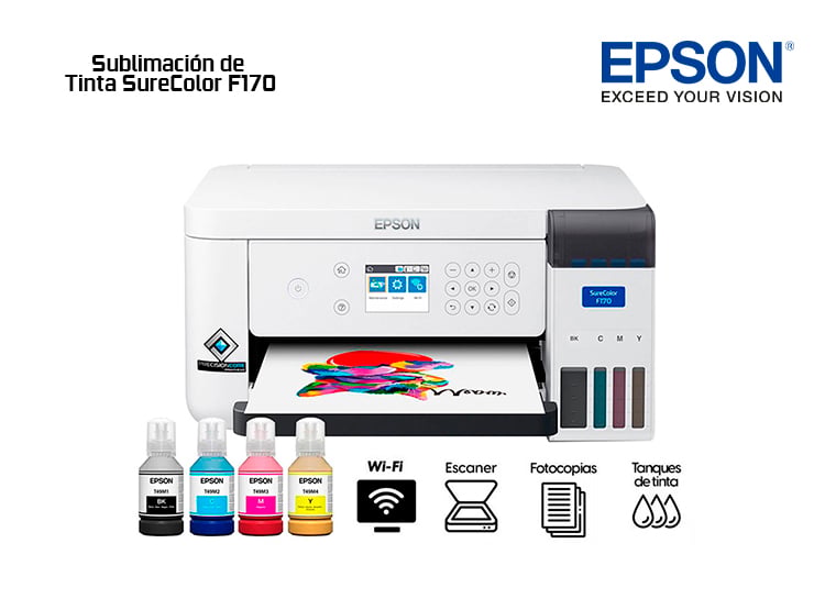 IMPRESORA EPSON DE SUBLIMACIÓN DE TINTA SURECOLOR F170 - 1