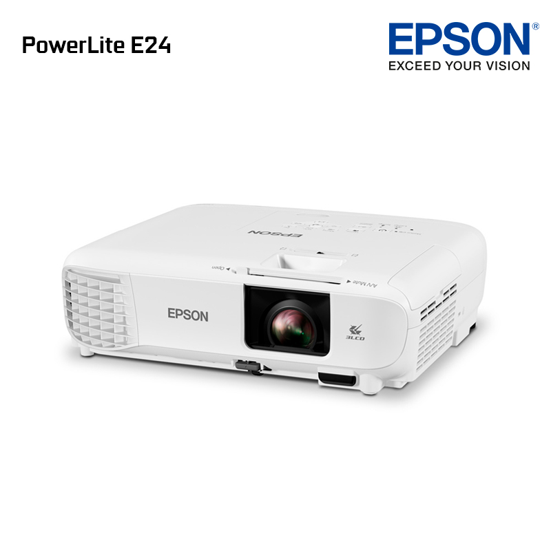 PROYECTOR EPSON POWERLITE E24 XGA 1024X768 3600 LUMENS 3LCD V11HB51021 - 2