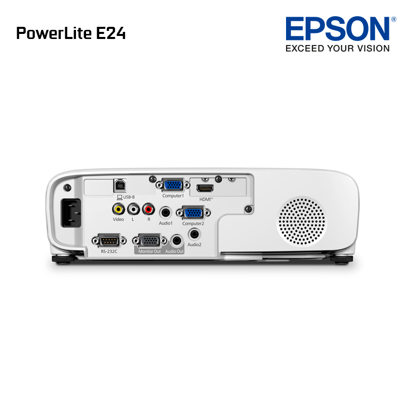 PROYECTOR EPSON POWERLITE E24 XGA 1024X768 3600 LUMENS 3LCD V11HB51021 - 4