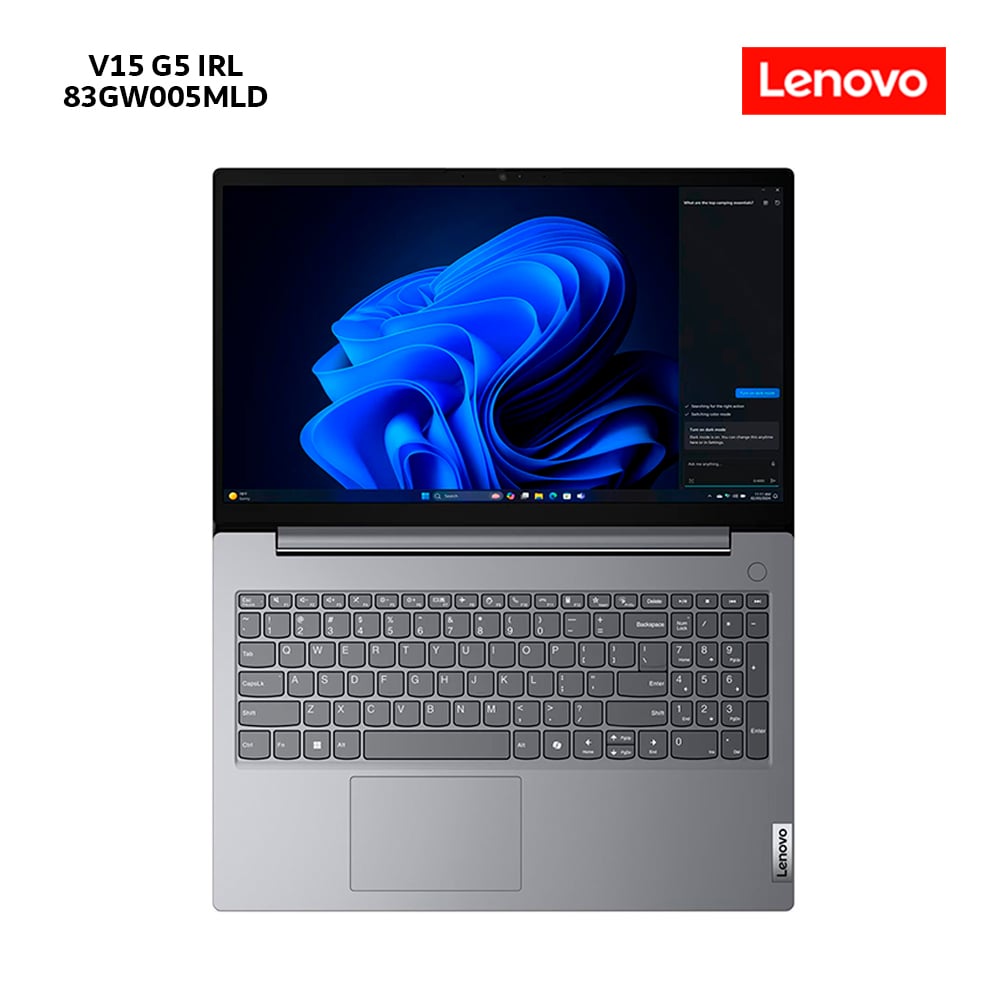 LAPTOP LENOVO V15 G5 CORE I3-1315U / RAM 8GB DDR5, SSD 512GB / 15.6 FHD - 83GW005MLD - 2