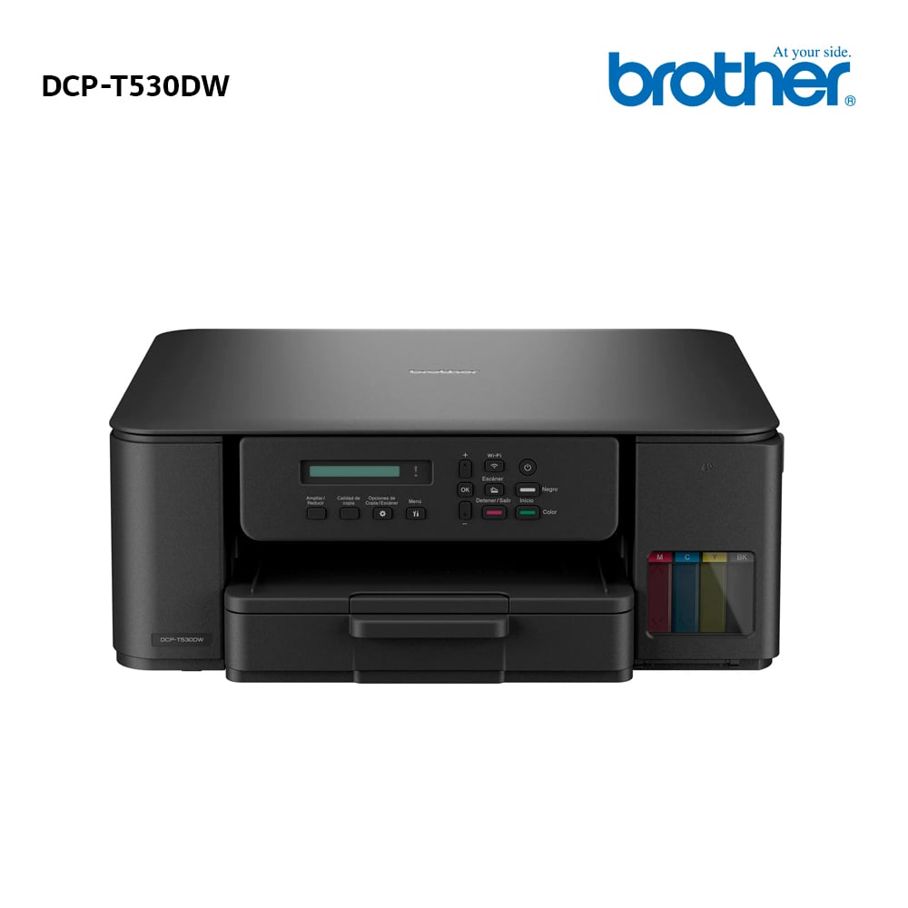 IMPRESORA MULTIFUNCIONAL BROTHER DCP-T530DW INKBENEFIT TANK WIFI DÚPLEX 3 EN 1 - 2