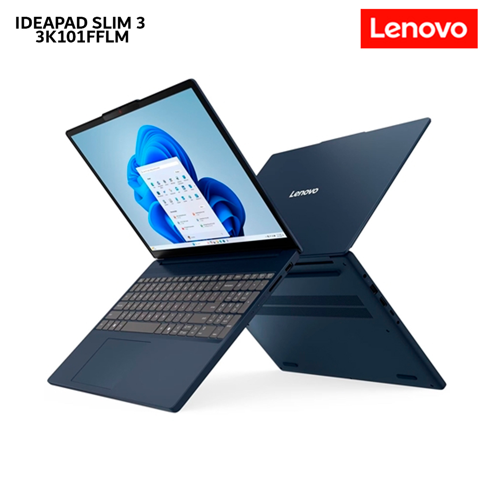 LAPTOP LENOVO IDEAPAD SLIM 3 15IRH10 C I7-13620H, 16GB RAM, 512GB SSD, 15.3' WUXGA IPS - 83K101FFLM - 2
