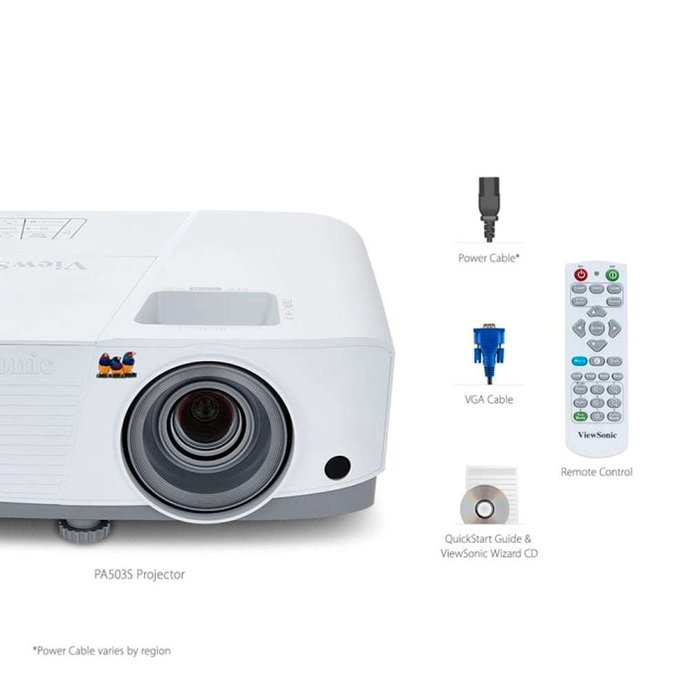 PROYECTOR VIEWSONIC PA503S SVGA 3800 LÚMENES HDMI VGA DLP - 4