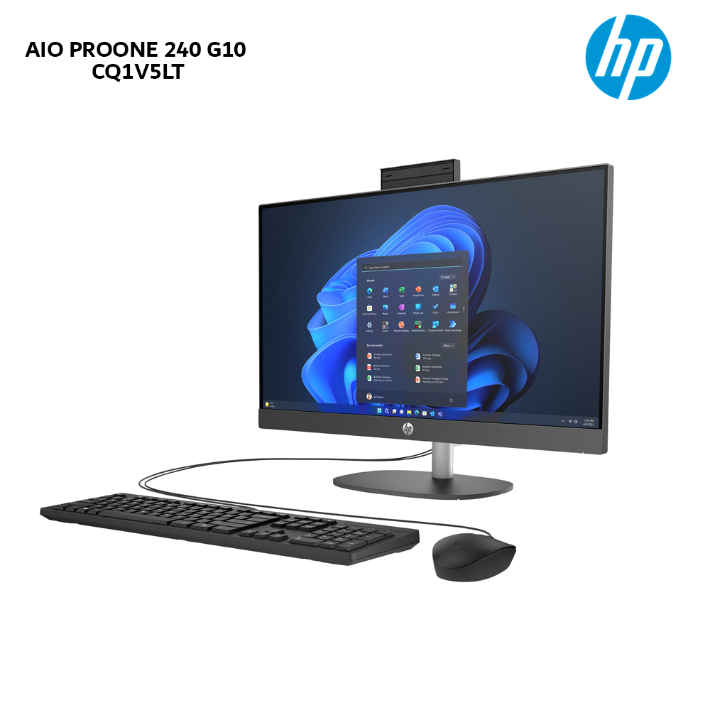 ALL IN ONE HP AIO PROONE 240 G10 23.8 FHD INTEL CORE ULTRA 5-125U 16GB RAM SSD 512GB - CQ1V5LT - 2