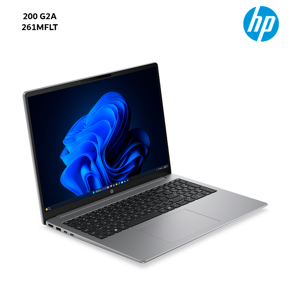 LAPTOP HP 200 G2A RYZEN 7-250 RAM 16 GB DDR5-5600 SSD 512 GB / 16' WUXGA - D61MFLT - 3