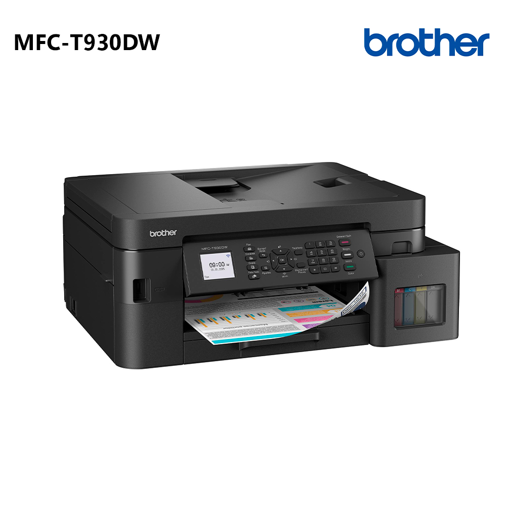 IMPRESORA MULTIFUNCIONAL BROTHER MFC-T930DW WIRELESS / RED / DUPLEX - 4