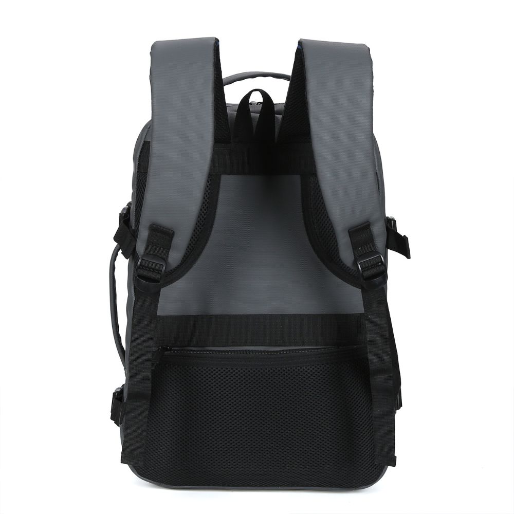 MALETA CABINERA ROYAL NEGRO Y MOCHILA PORTALAPTOP 1901 GRIS - 6