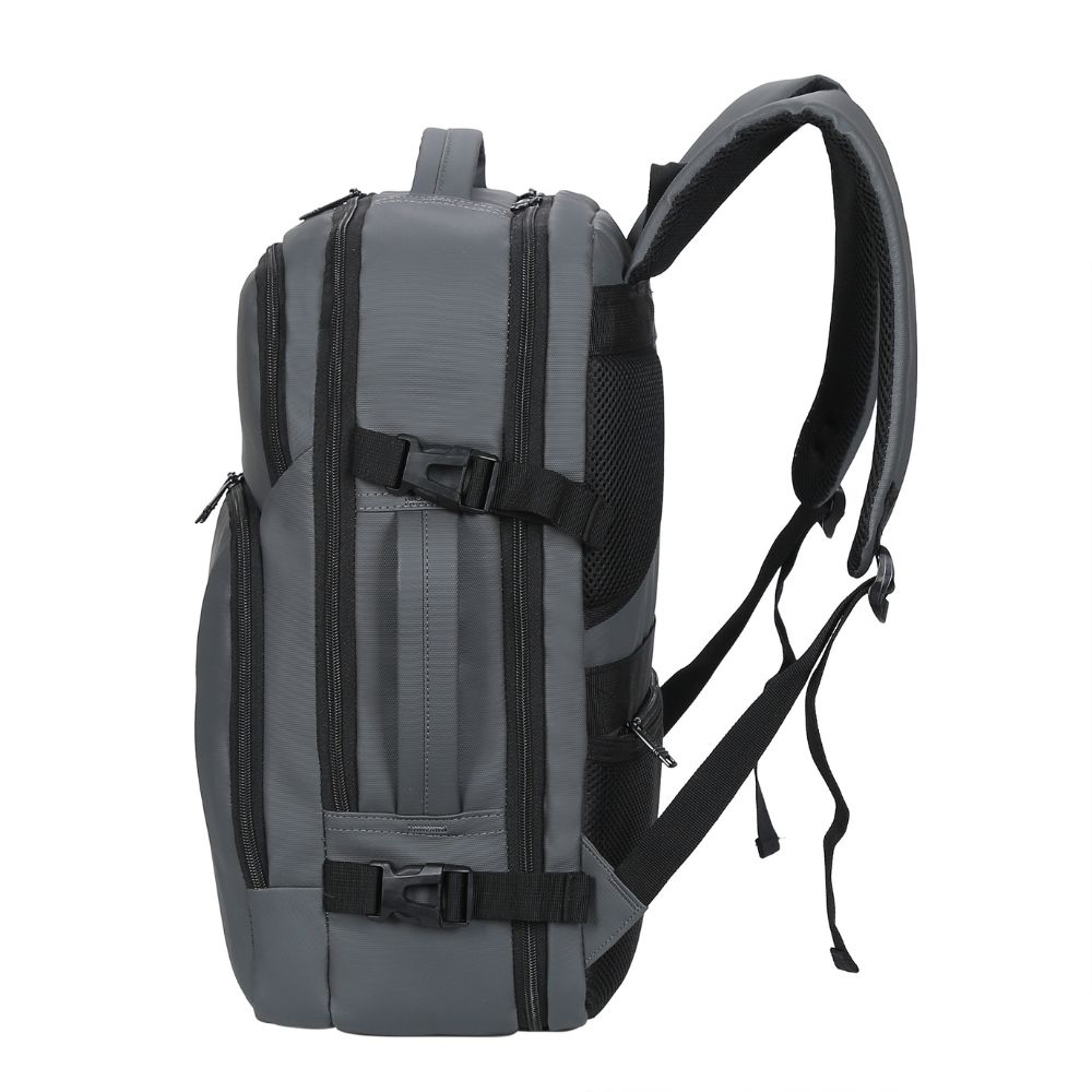 MALETA CABINERA ROYAL NEGRO Y MOCHILA PORTALAPTOP 1901 GRIS - 7