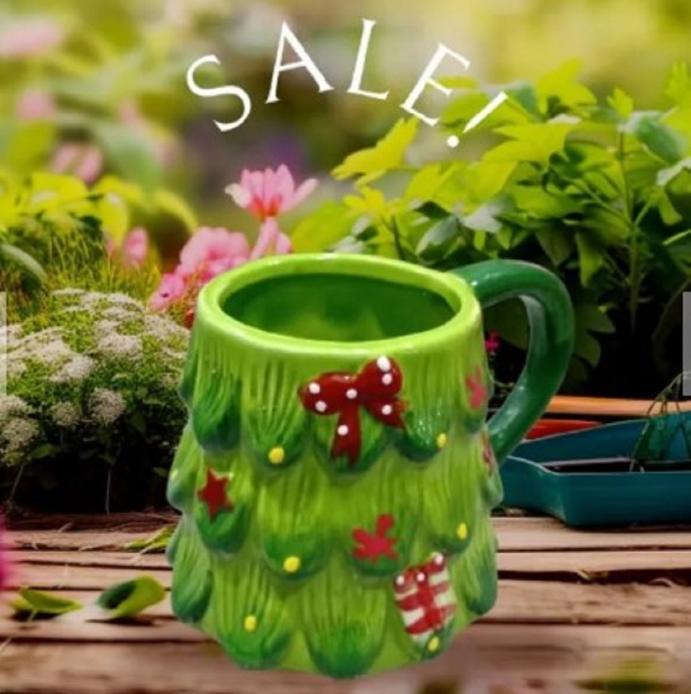TAZA NAVIDEÑA MODELO ARBOLITO A1 PREMIUN - 1