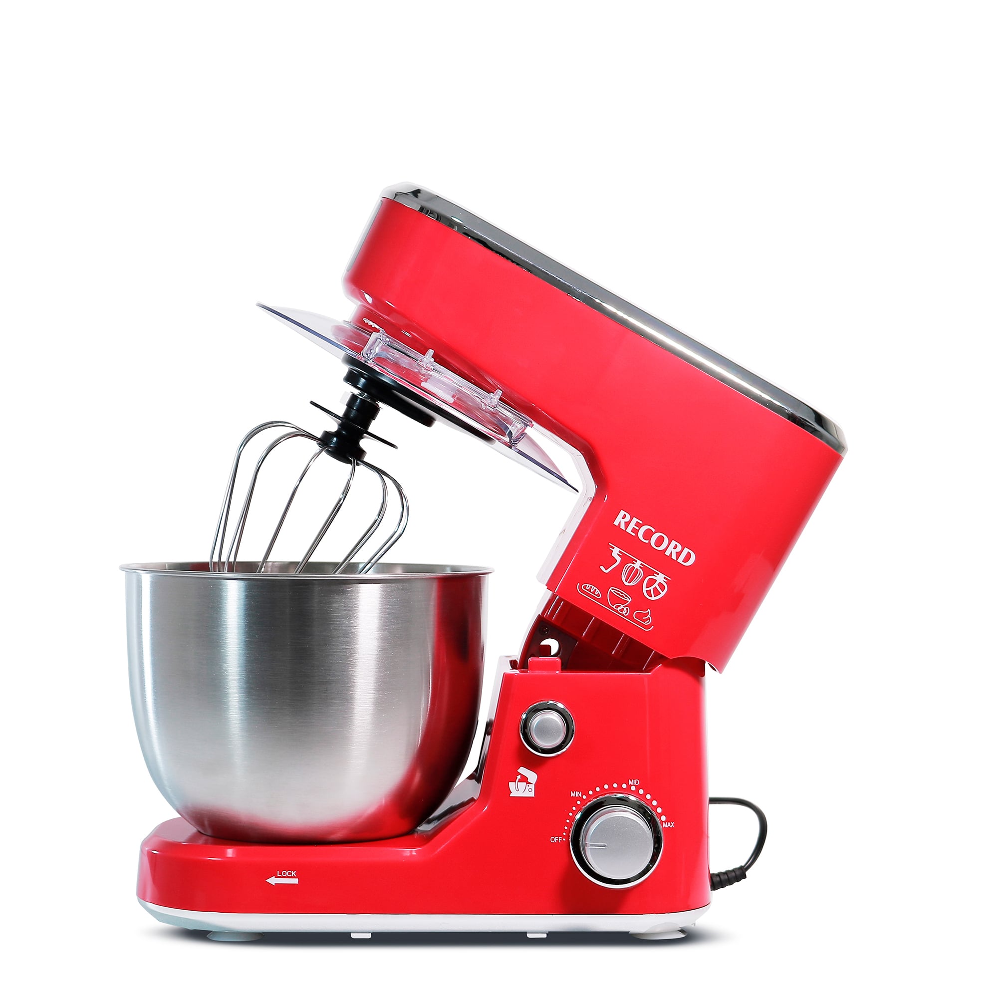 BATIDORA DE PEDESTAL RECORD INOX 5L ROJO - 1