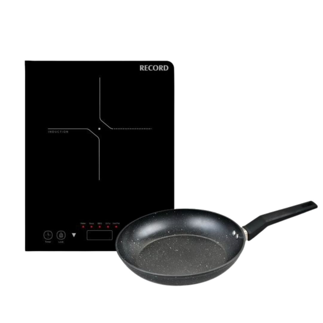 COMBO RECORD- DUO COCINA ELECTRICA + SARTEN NEGRA N°24 - 1