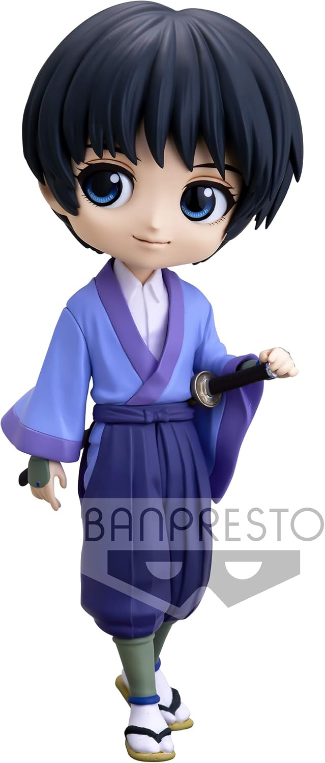 FIGURA ANIMADA RUROUNI KENSHIN MEIJI SWORDSMAN ROMANTIC STORY Q POSKET SOJIRO SETA VER A - 2