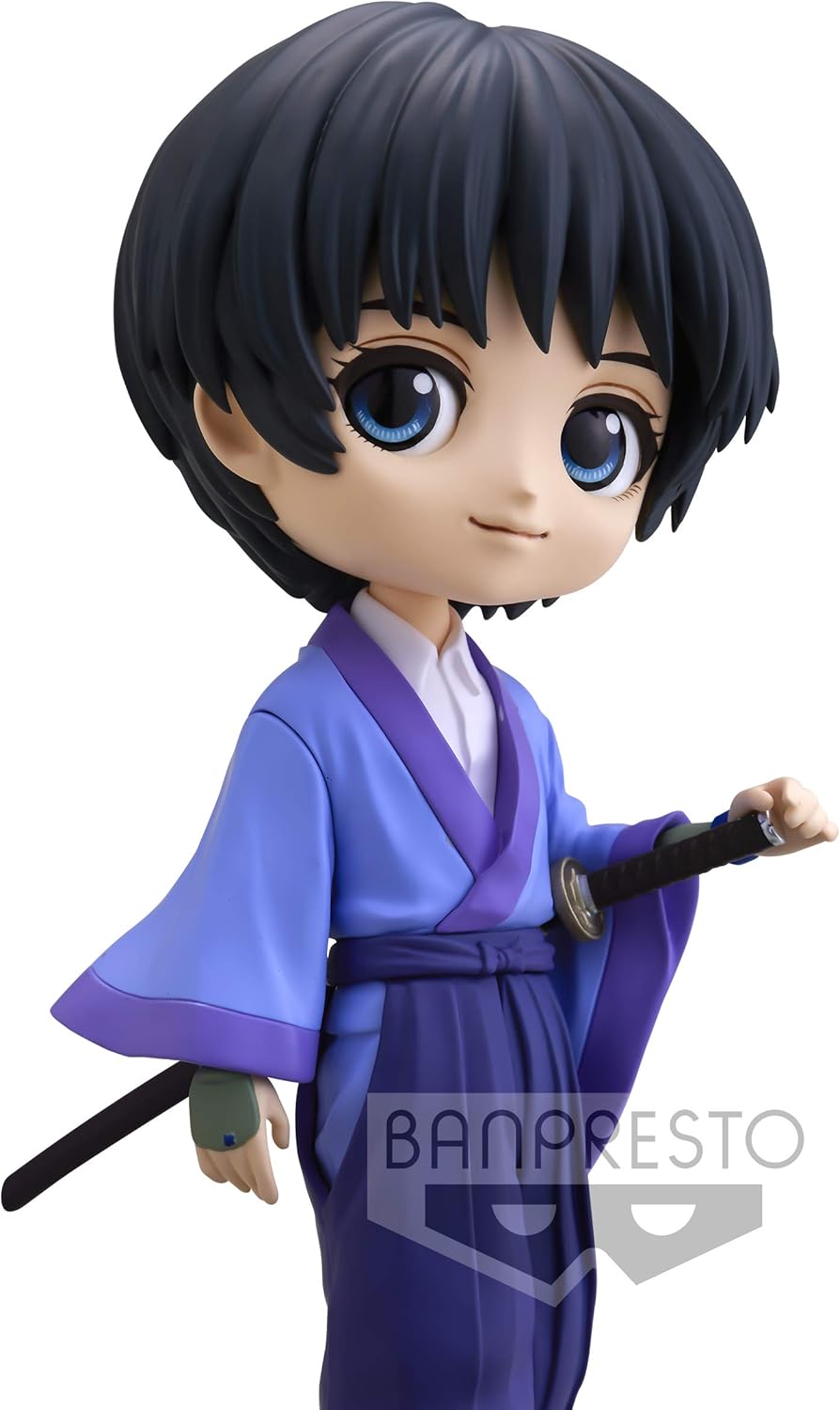 FIGURA ANIMADA RUROUNI KENSHIN MEIJI SWORDSMAN ROMANTIC STORY Q POSKET SOJIRO SETA VER A - 3