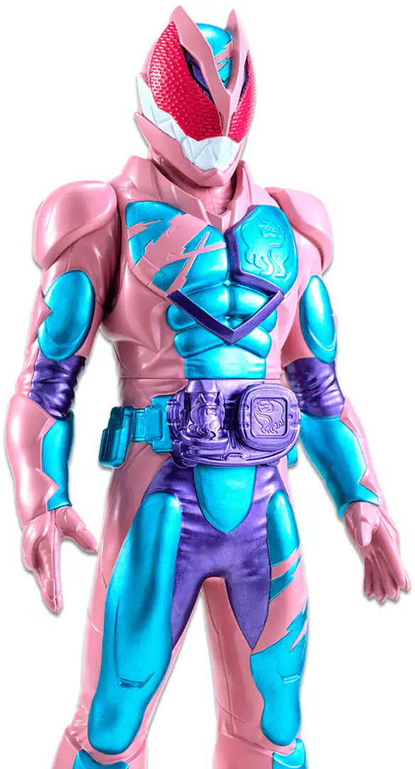 FIGURA COLECCIONABLE BANDAI DE SOFT VINYL HEROES KAMEN R REVI REX GENOM - 3