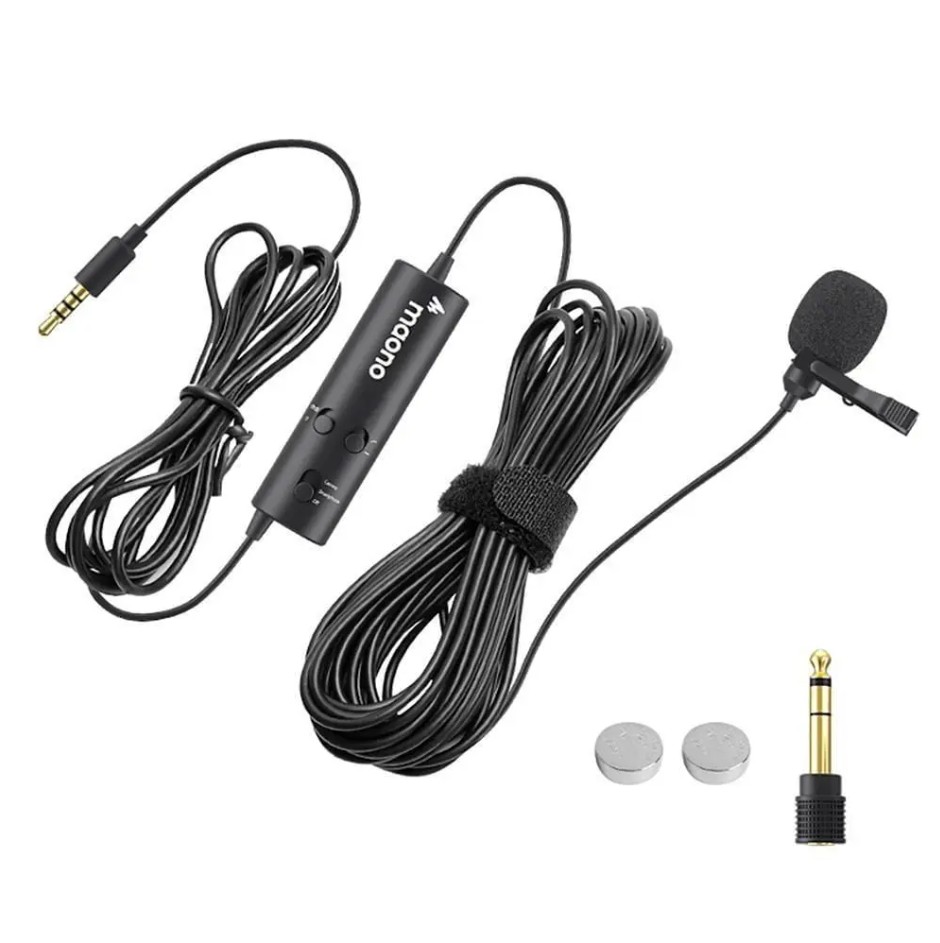 MICRÓFONO JACK 3.5 MM MAONO LAVALIER PB OUTPUT AU-103 MULTICOLOR - 3