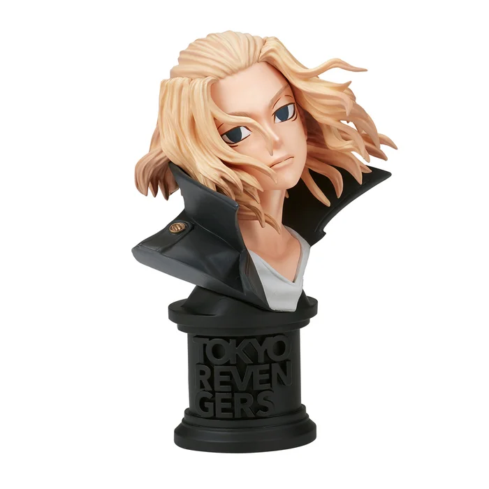 FIGURA COLECCIONABLE BANDAI DE TOKYO REVENGERS FACECULPTURES MANJIRO VA - 2