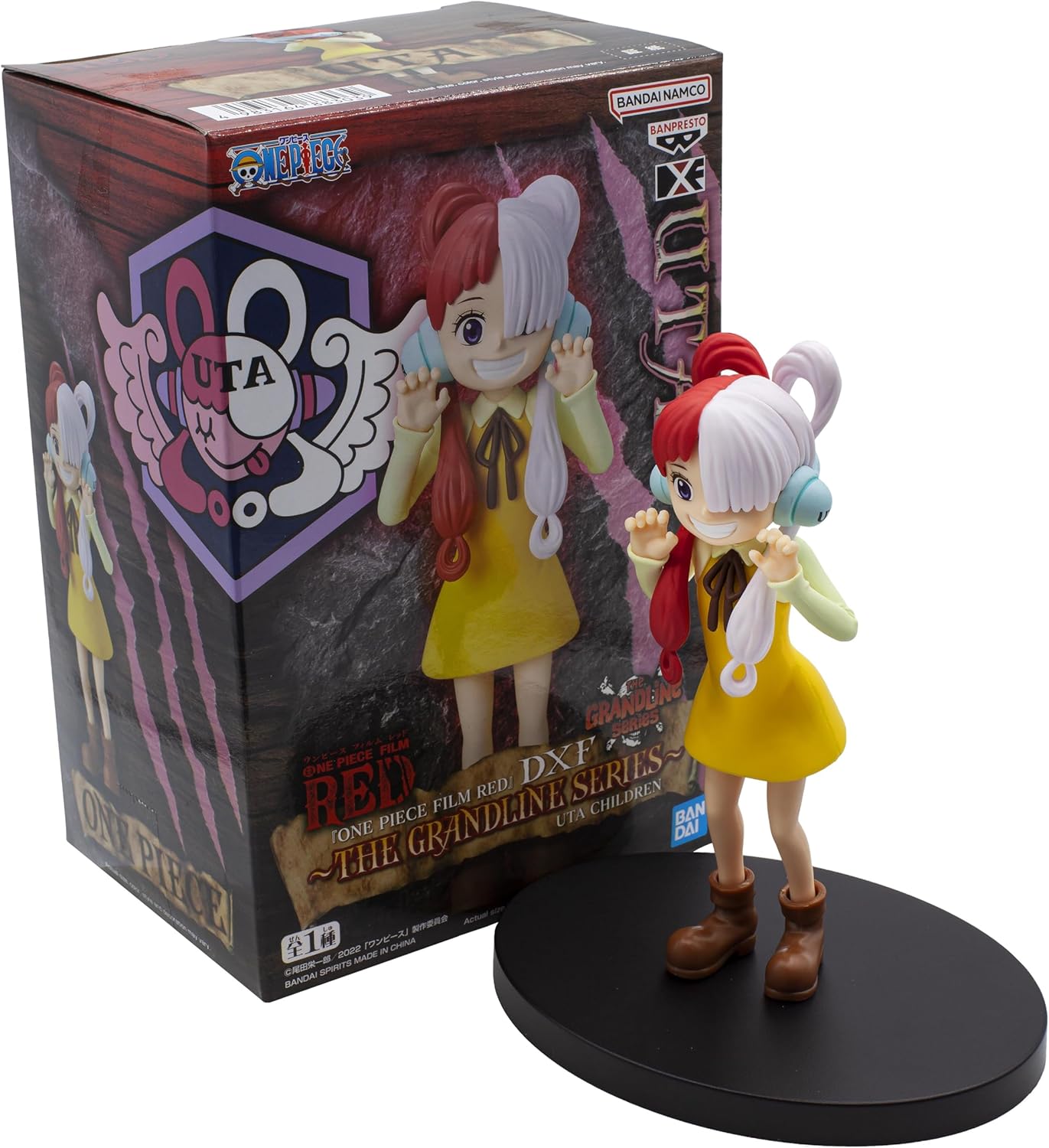 FIGURA COLECCIONABLE BANDAI DE ONE PIECE FILM RED DXF GRAND SERIES UTA - 6
