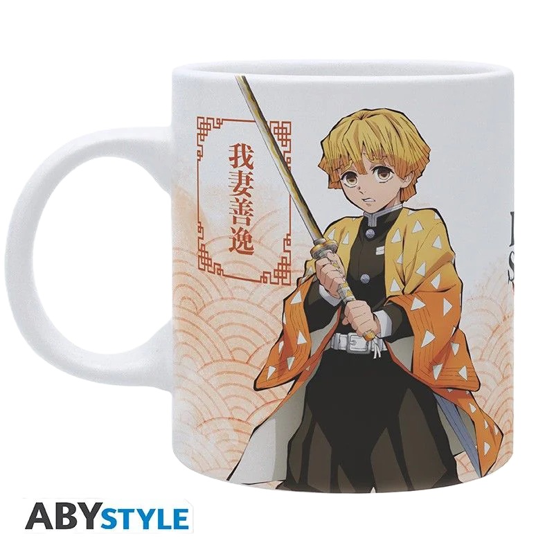 TAZA ABYSSE AMERICA DE DEMON SLAYER ZENITSU/INOSUKE MUG 11 OZ 320 ML GECUABY1217 - 3