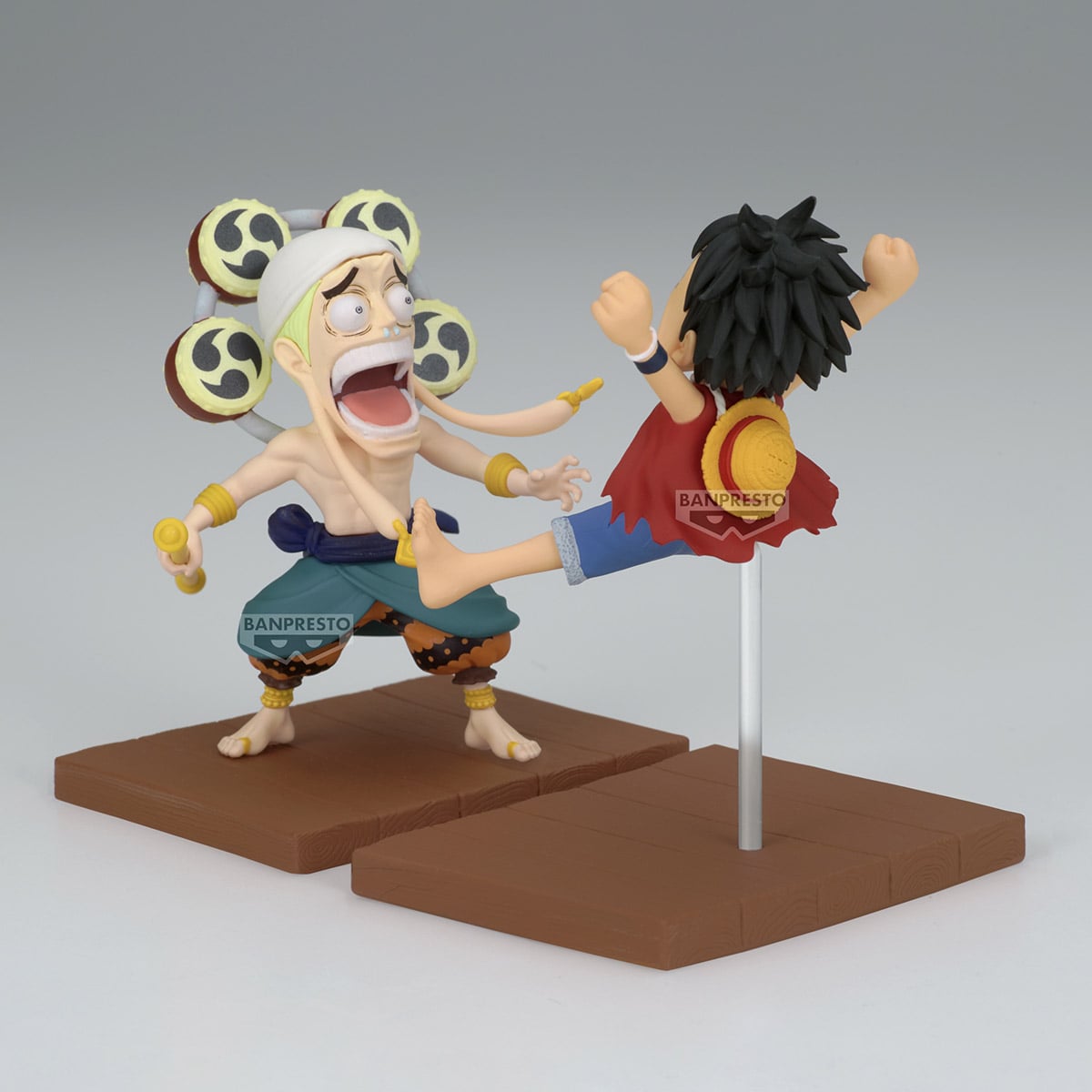 FIGURA COLECCIONABLE DE ONE PIECE WCF LOG STORIES LUFFY/ENEL - 3