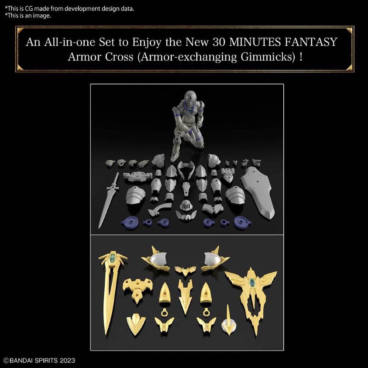 BANDAI MODEL KITS DE 30 MINUTES FANTASY LIBER HOLY KNIGHT (MAQUETAS) - 3