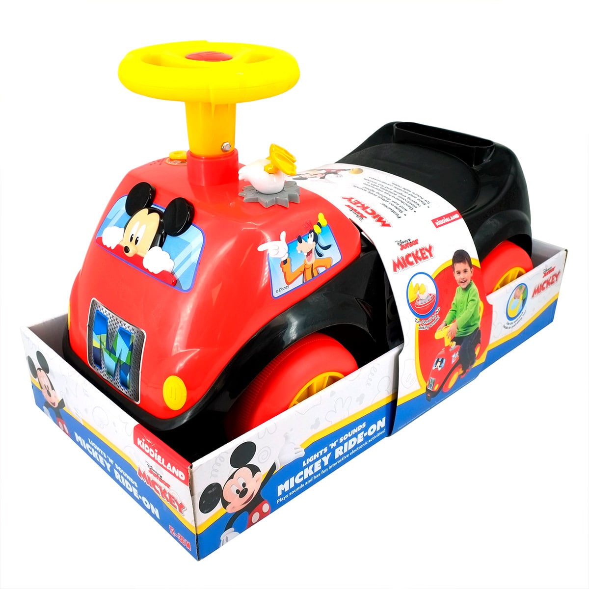 CORREPASILLOS CARRITO MONTABLE PARA NIÑOS DE MICKEY AVENTURERO LUCES Y SONIDOS - 2