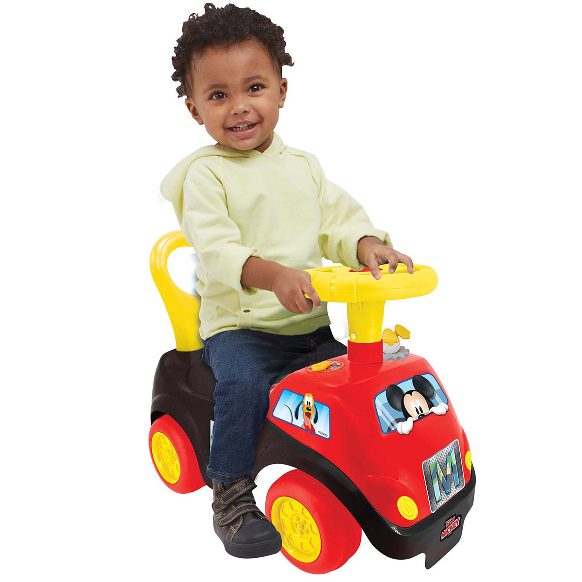CORREPASILLOS CARRITO MONTABLE PARA NIÑOS DE MICKEY AVENTURERO LUCES Y SONIDOS - 6