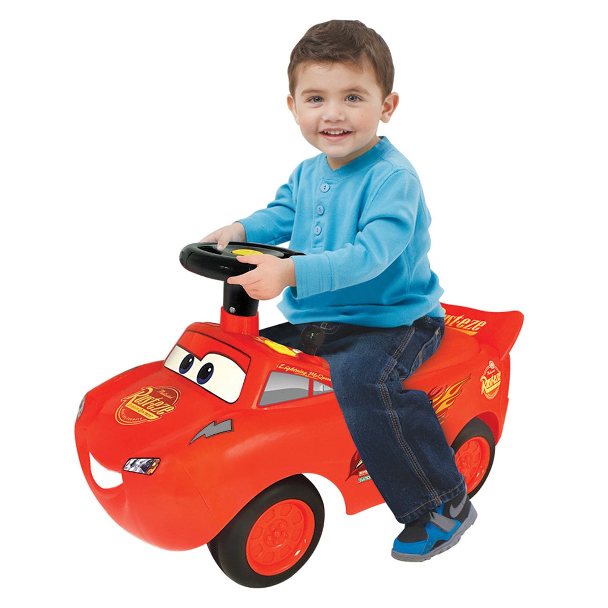 CORREPASILLOS CARRITO MONTABLE PARA NIÑOS DE RAYO MCQUEEN TURBO A TODO GAS - 5