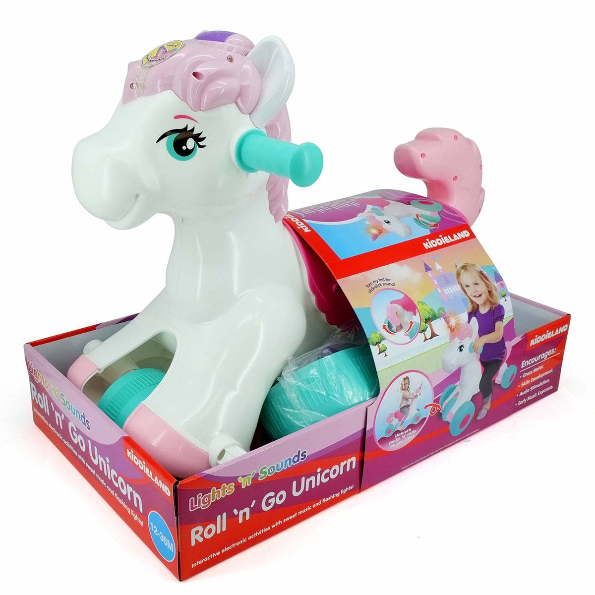 CORREPASILLOS CARRITO MONTABLE PARA NIÑOS DE UNICORNIO MÁGICO PASEO DE ENSUEÑO - 2