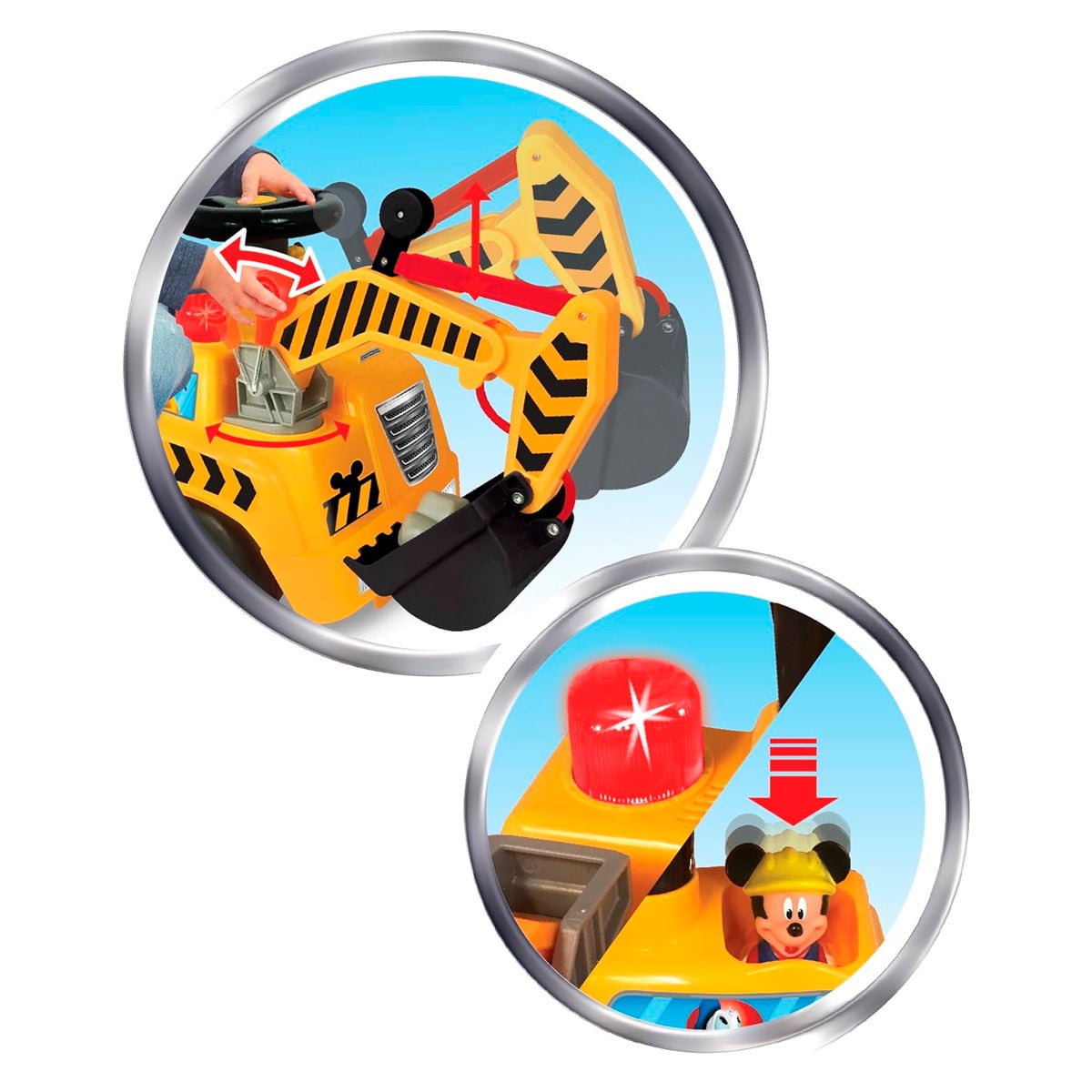 CORREPASILLOS CARRITO MONTABLE PARA NIÑOS DE GRÚA CONSTRUCTORA DE MICKEY - 2