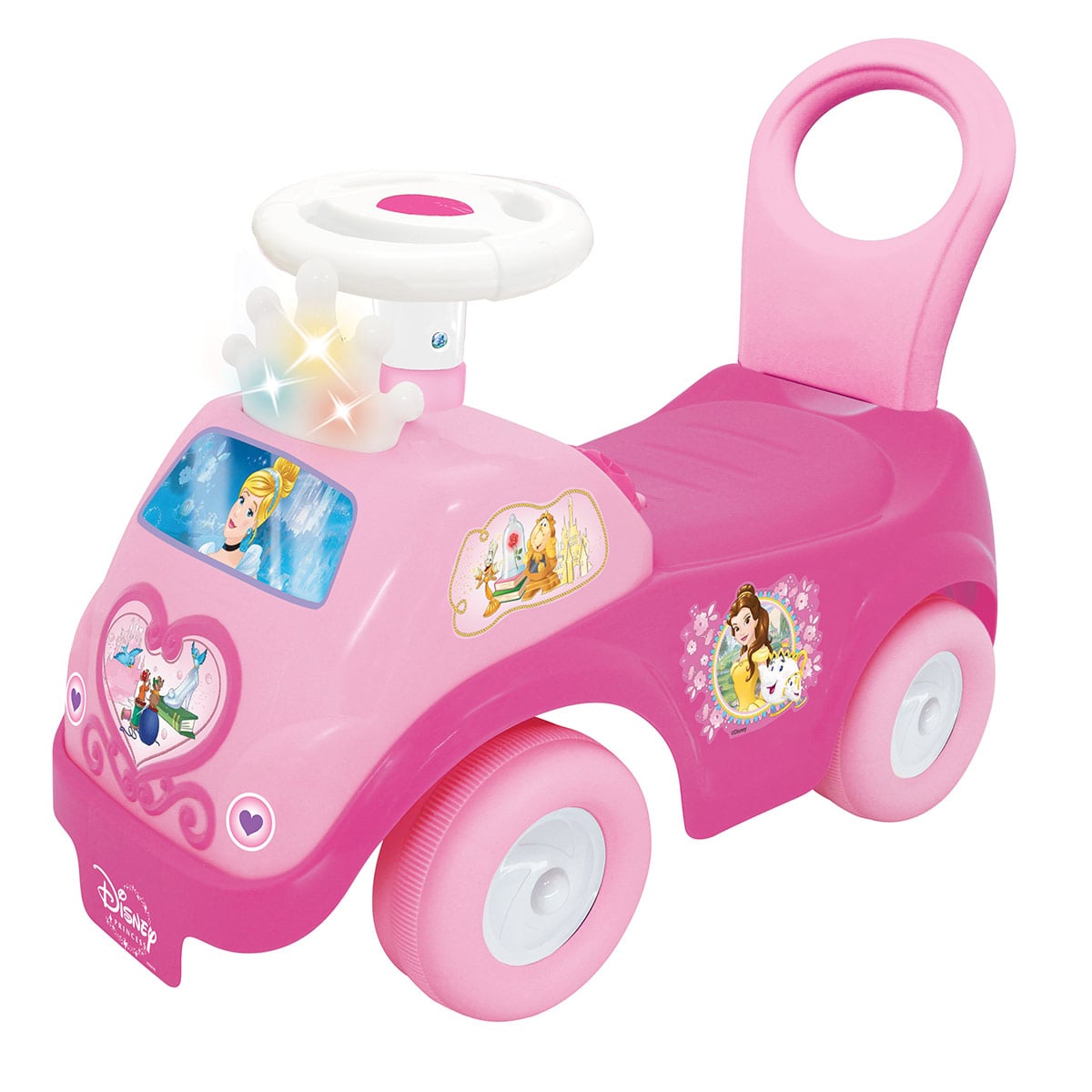 CORREPASILLOS CARRITO MONTABLE PARA NIÑOS DE PRINCESA BRILLANTE CARRITO MUSICAL Y PLASTILINAS - 1