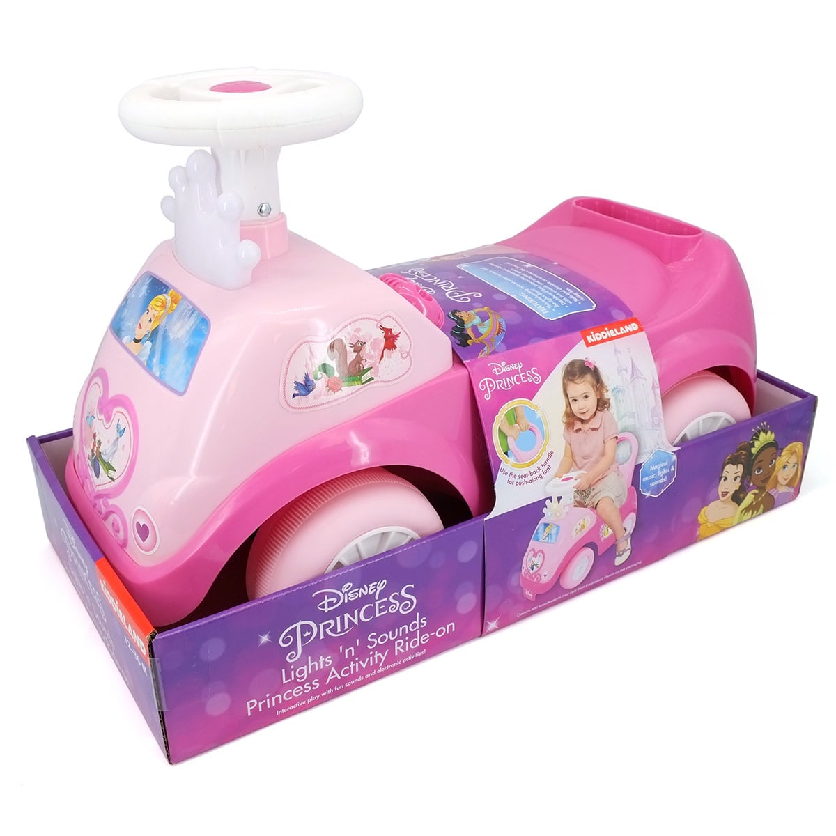 CORREPASILLOS CARRITO MONTABLE PARA NIÑOS DE PRINCESA BRILLANTE CARRITO MUSICAL Y PLASTILINAS - 2